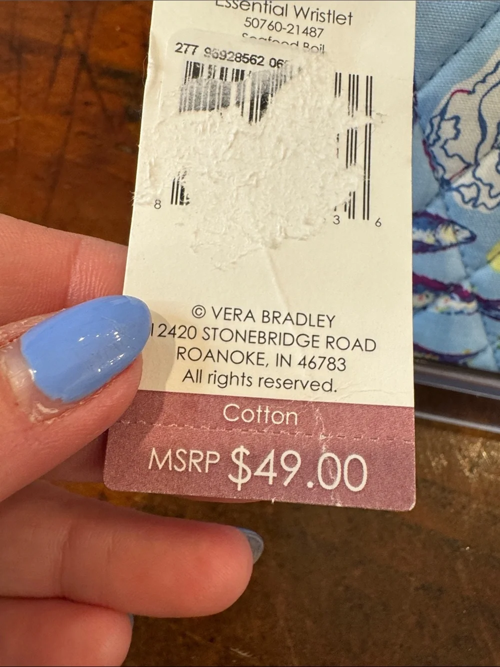 Vera Bradley quilted vera